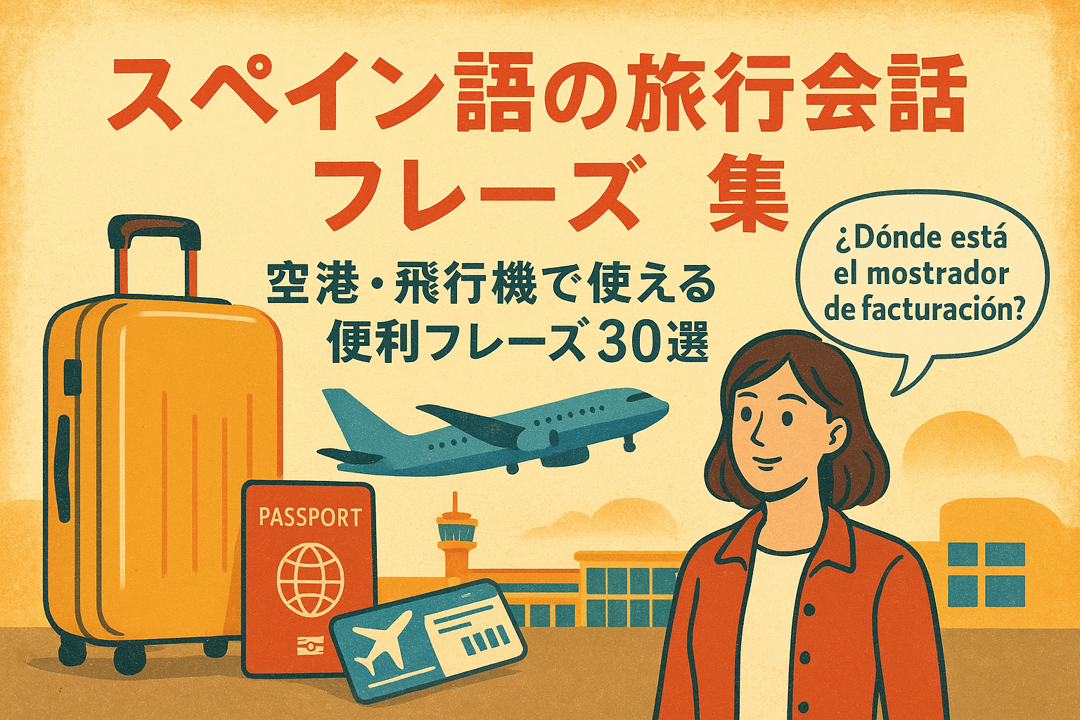空港・飛行機で使える便利フレーズ30選