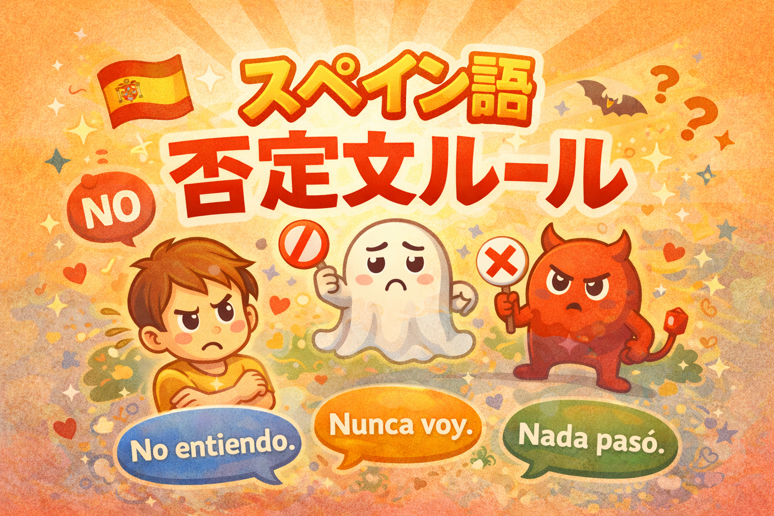 否定文ルール【二重否定もOKな世界】