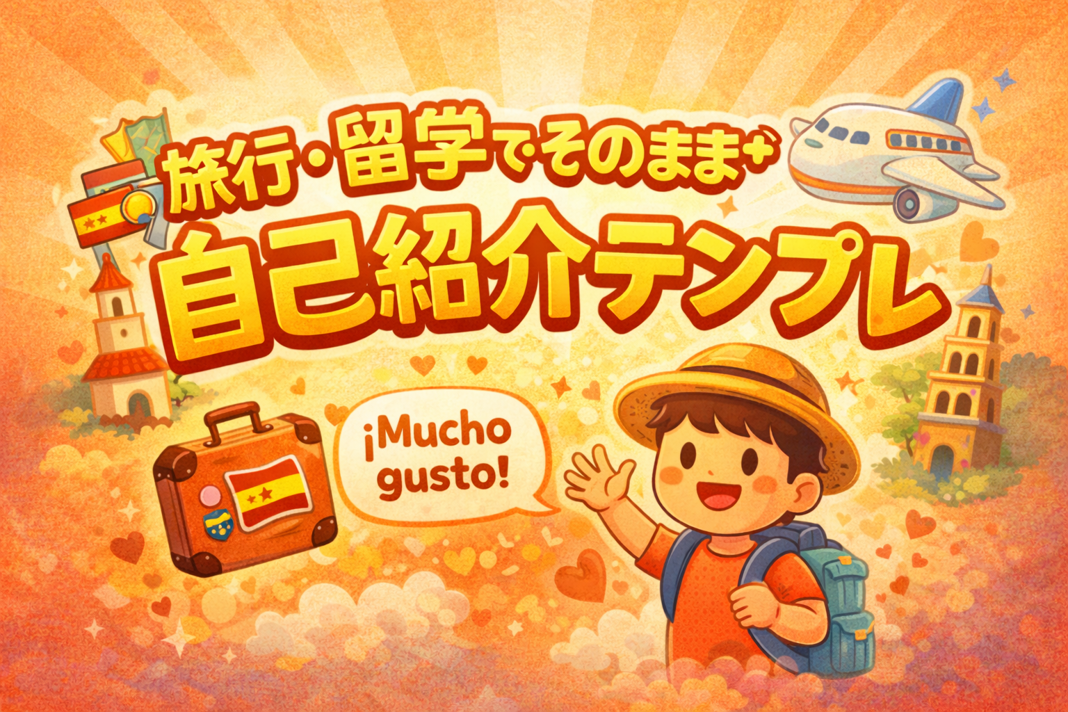 旅行・留学でそのまま使える自己紹介テンプレ