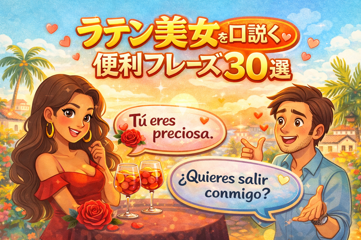 ラテン美女を口説く便利フレーズ３０選